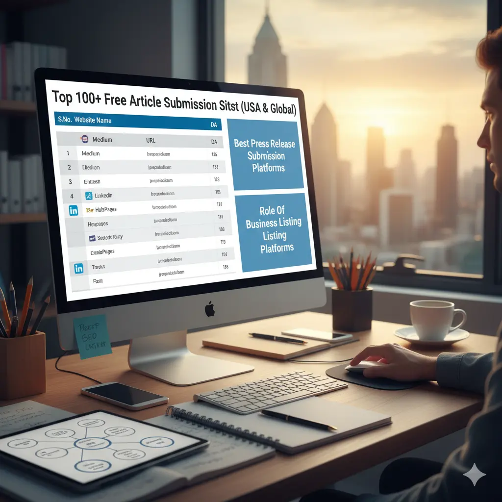 Free Article Submission Sites List USA