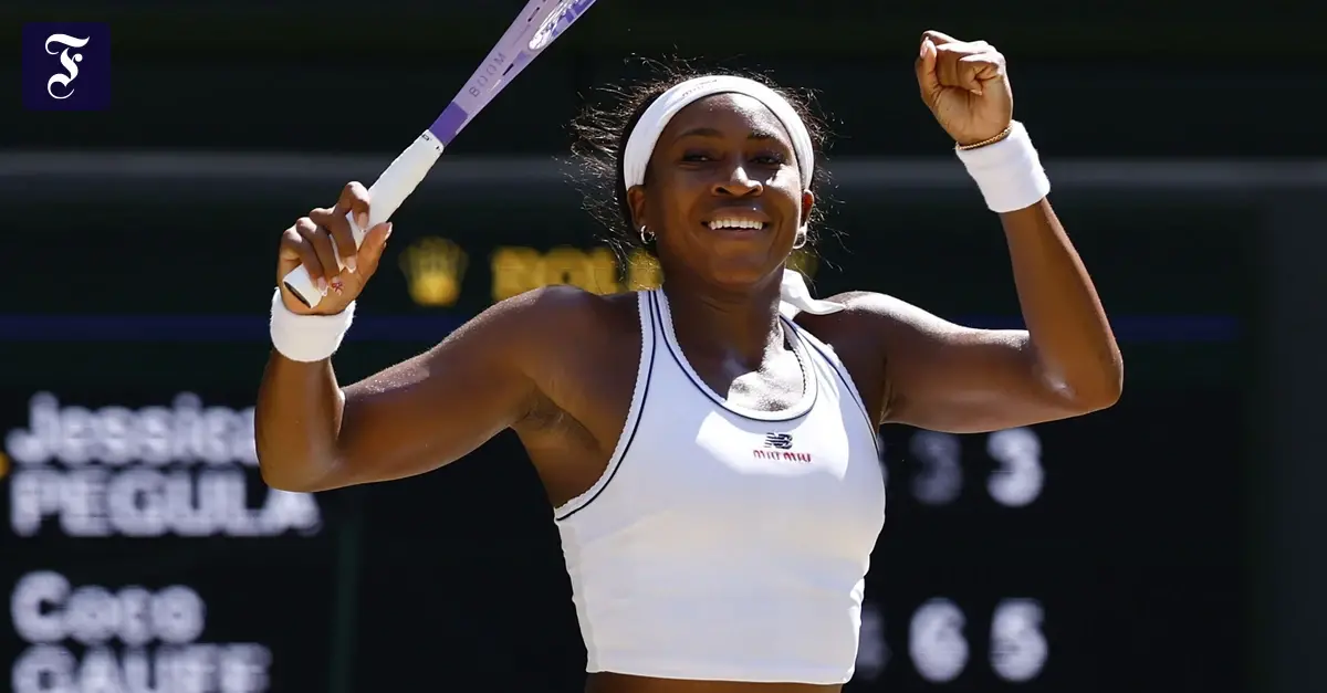 Wimbledon: Coco Gauffs unwahrscheinlicher Lauf ins Halbfinale