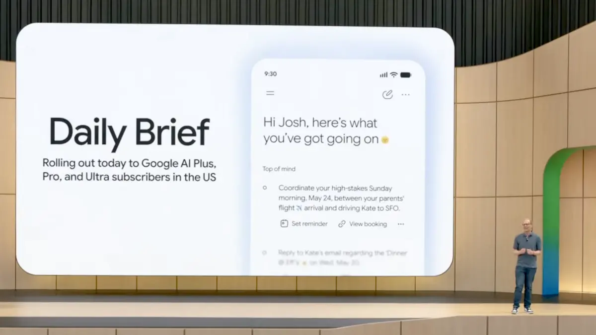Google wants to give you an AI-driven 'Daily Brief'
