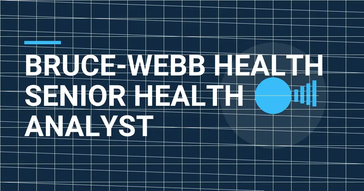 Bruce-Webb Health Senior Health Analyst