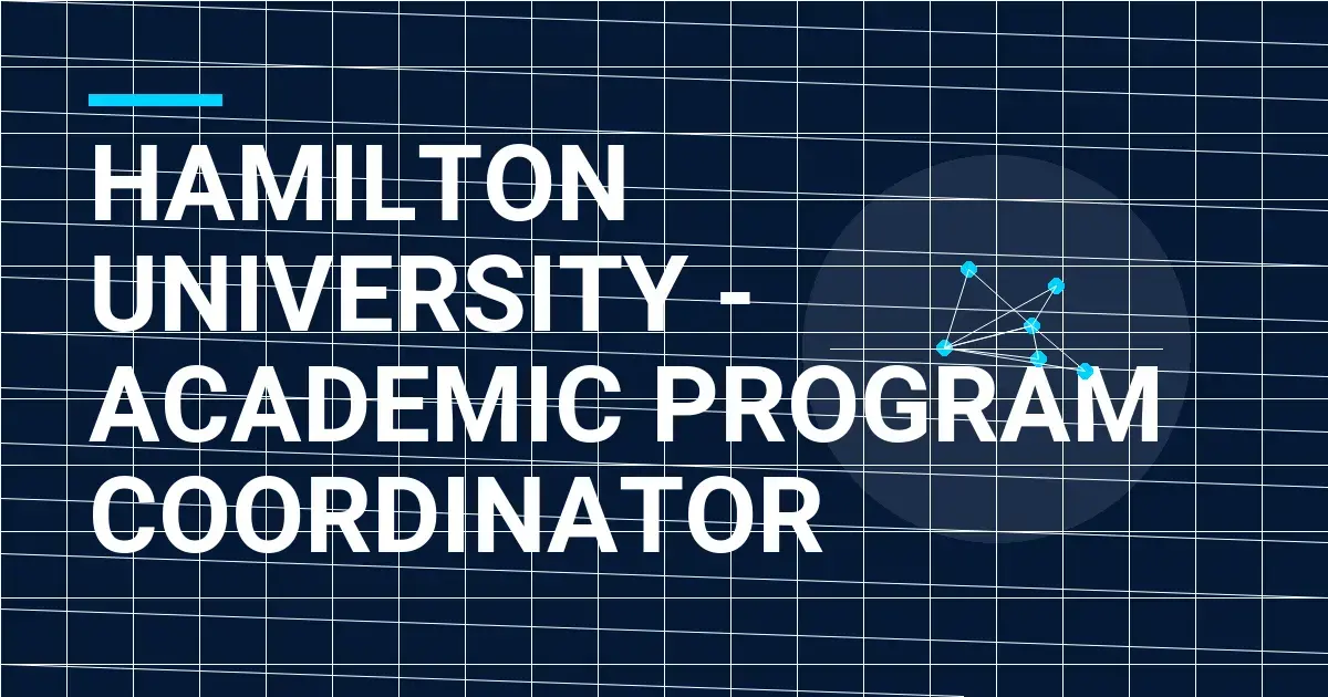 Hamilton University - Academic Program Coordinator