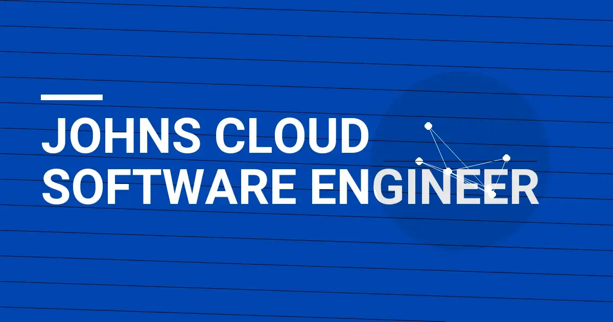 Johns Cloud Software Engineer