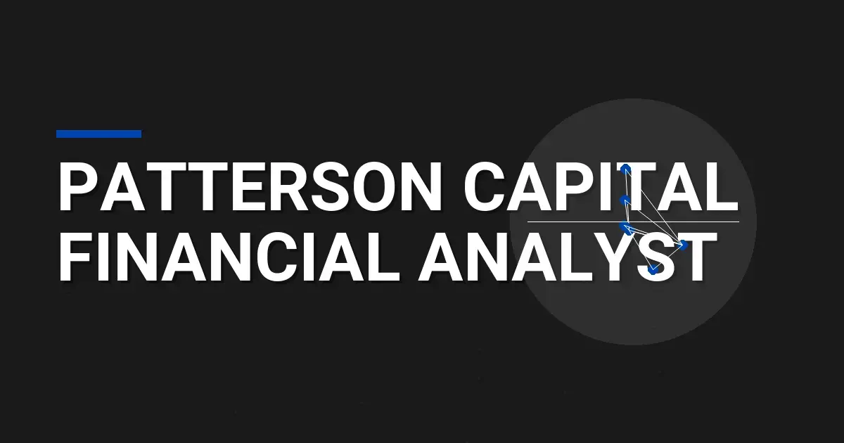 Patterson Capital Financial Analyst