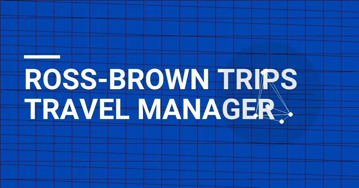 Ross-Brown Trips Travel Manager