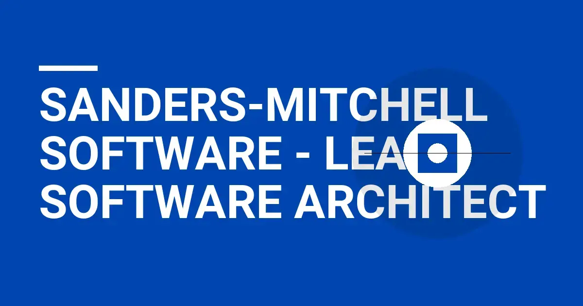 Sanders-Mitchell Software - Lead Software Architect