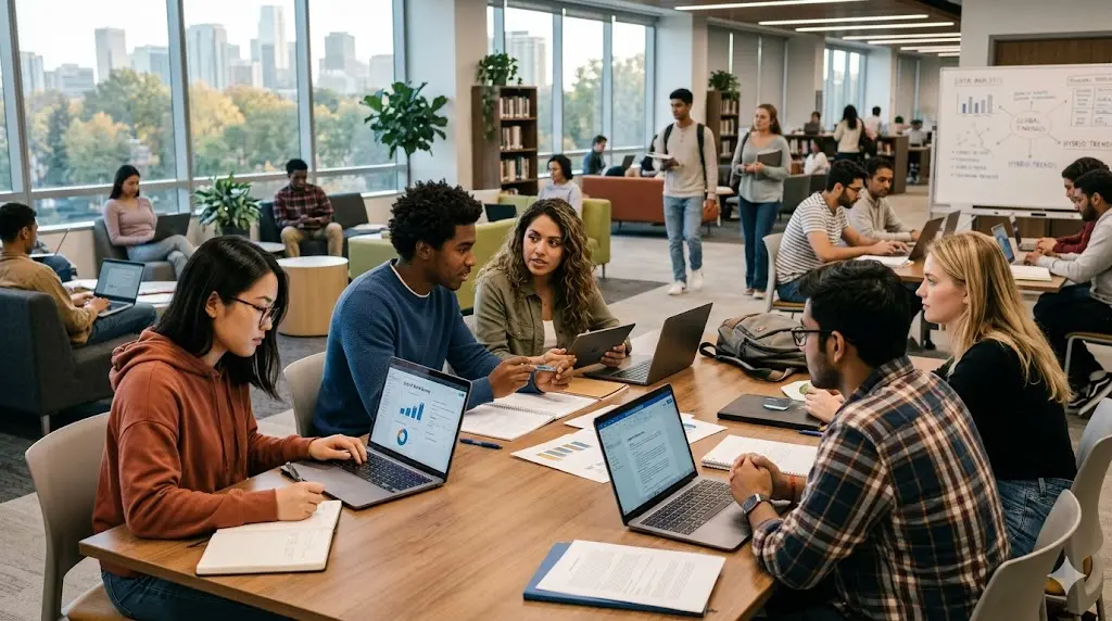 Research Findings About Hybrid Workplaces Among Students Globally